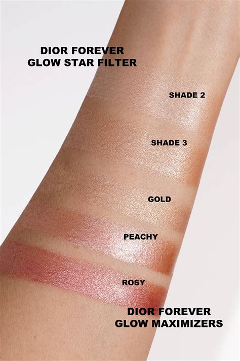 star glow filter dior|dior forever glow maximizer swatches.